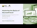 Basic Excel Concepts | Dash & Tell Bootcamp 2025 | #Prerecording