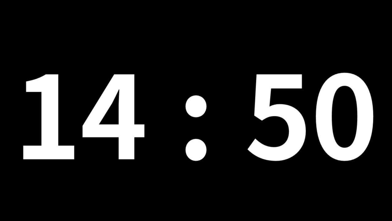 14분 50초 타이머 14minute 50second timer 890 second timer - YouTube
