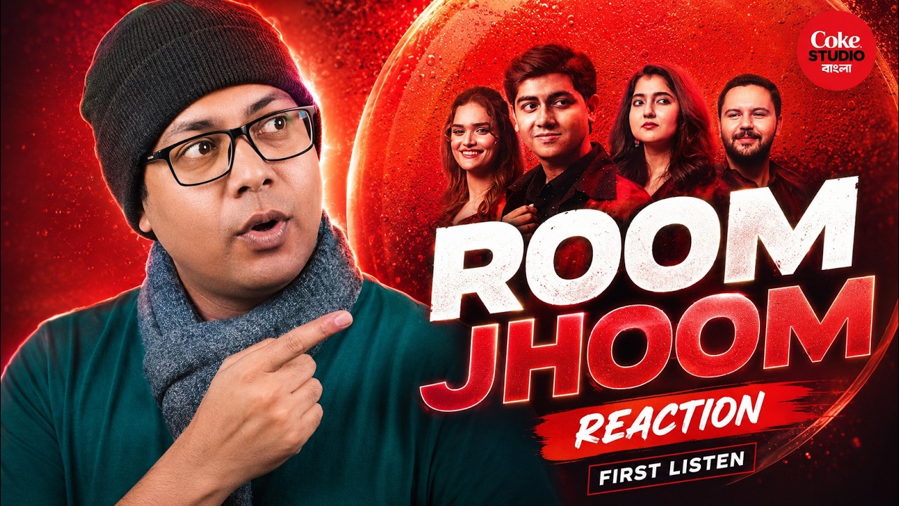 Room Jhoom | Coke Studio Bangla Season 4 | Hande x Mustafa x Mahtim X Nusrat | Shuvendu | REACTION — YouTube video thumbnail