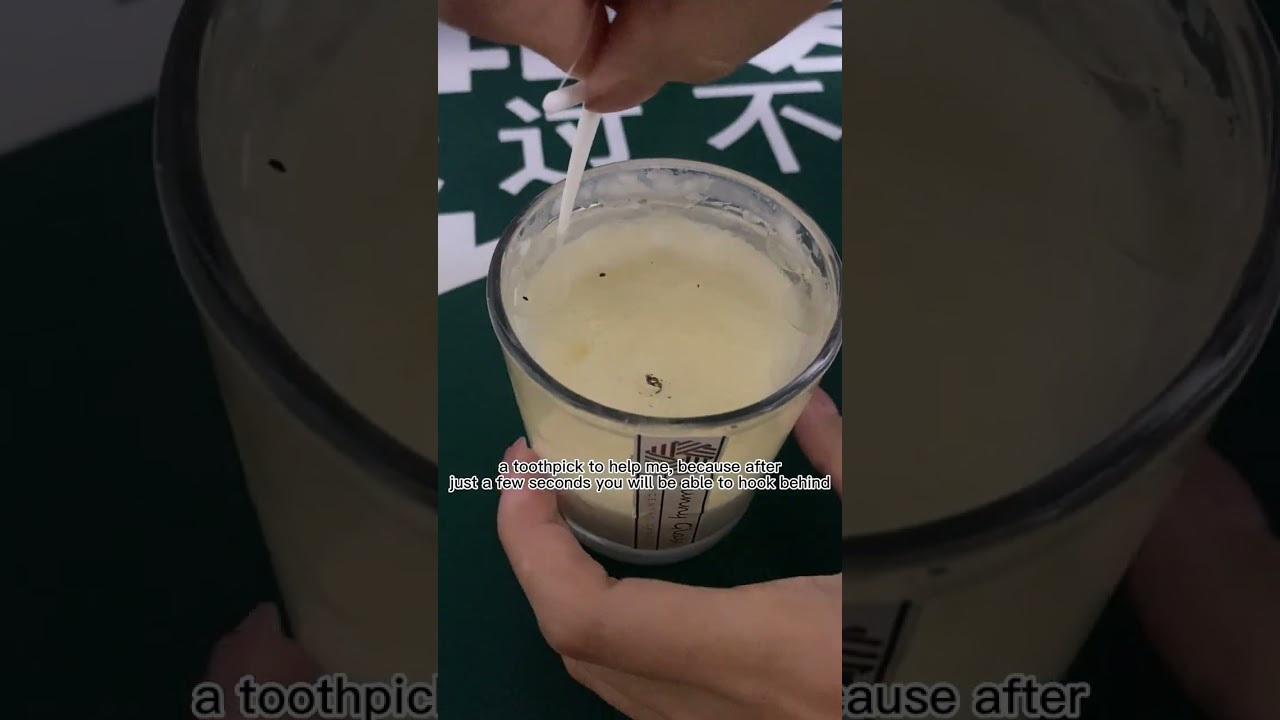 Want to remove candle wax from a glass?