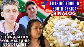 FILIPINO STREET FOOD ADVENTURE : BINATOG TRIED BY SOUTH AFRICANS FOR THE FIRST TIME | EPI 153