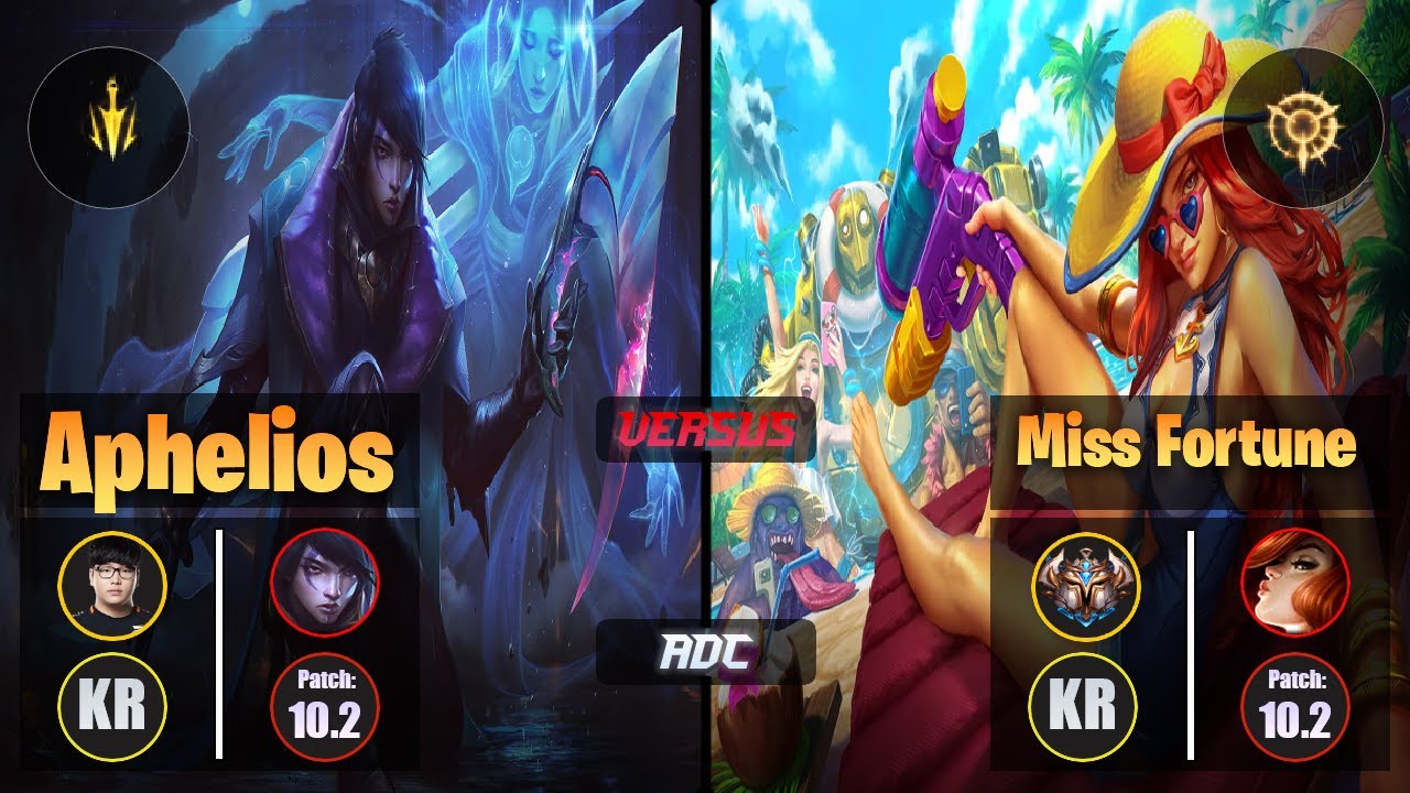 Lava APHELIOS (ADC) [Lethal Tempo] VS MISS FORTUNE - Challenger KR Patch 10.2
