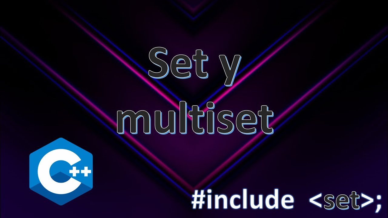 Set y Multiset en C++ - YouTube