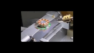 Laser stripping and welding of enameled Motor coil wire#lasersoldering #automationequipment