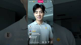 DAVID PARK PEC BOUNCE ON LIVE INSTAGRAM