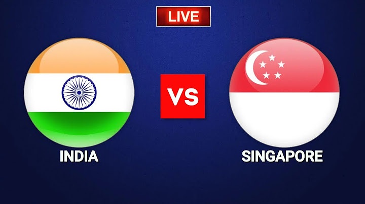 India vs Singapore | FIFA International Friendly Match | India vs Singapore Football