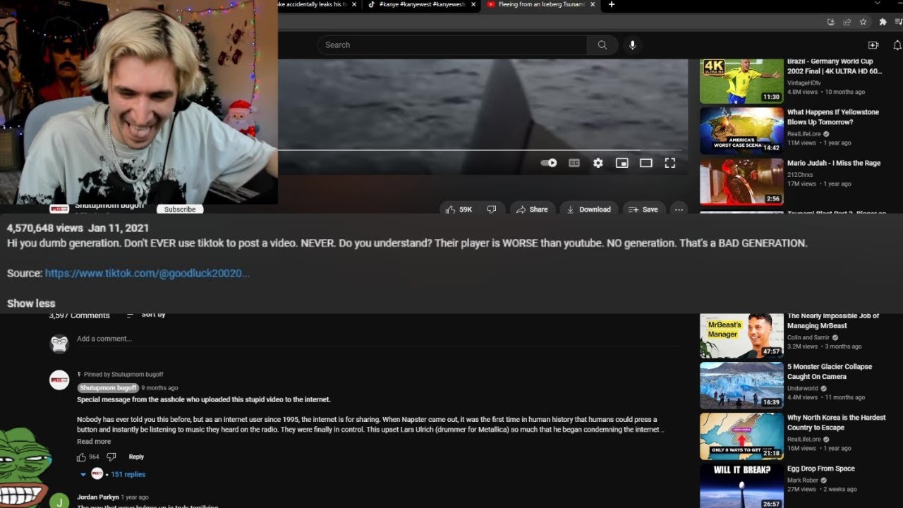 xQc laughs at this funny description 
