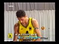 Aris -  Partizani Tirana 110-67  Cup Champions 19/9/91 Mega