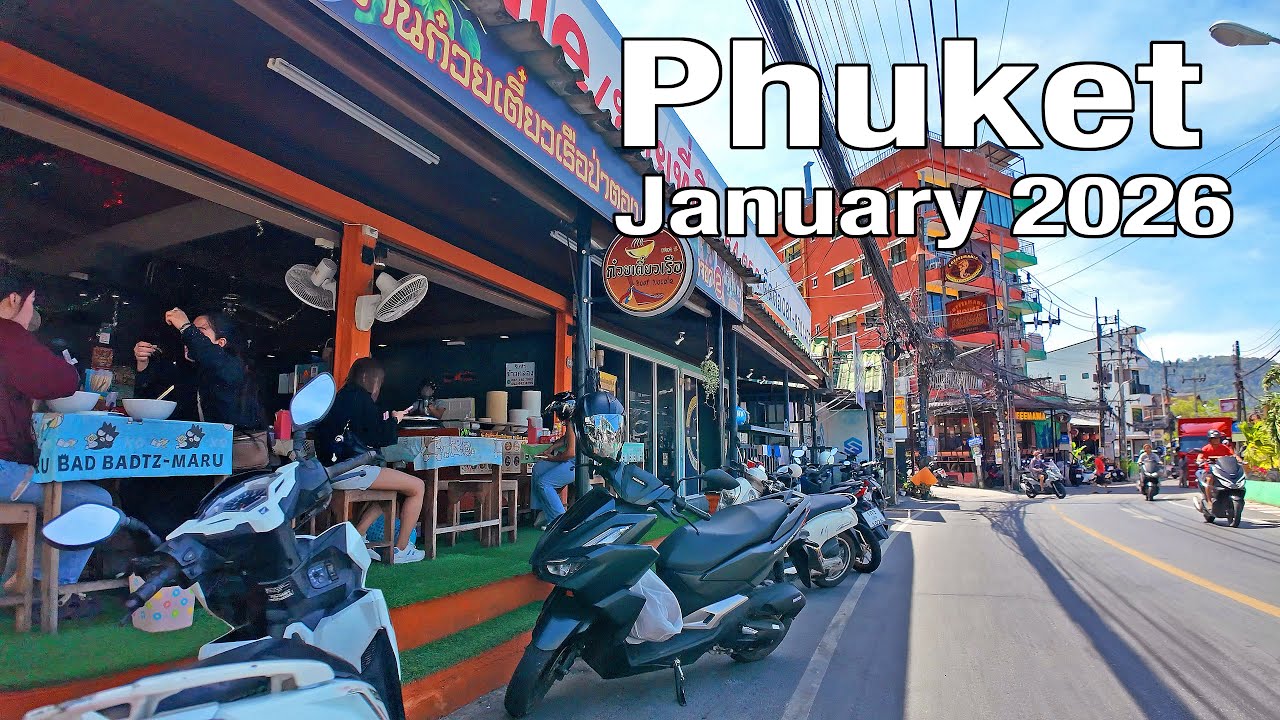 PATONG BEACH Phuket January 2026 - Nanai Road