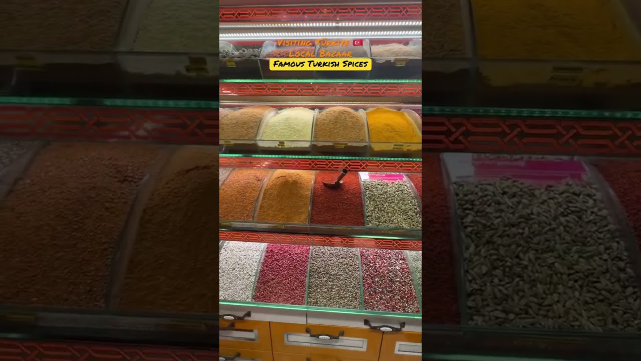 Visiting Türkiye 🇹🇷 Local Market pt. 2 (Famous Turkish Spices)