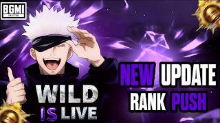 💜 Gojo Update? BGMI New Event & Rank Push LIVE - ROAD TO 2K #live #bgmi #wildgaming