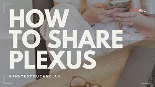 How to share Plexus using the O A T S system