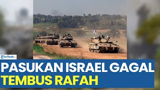 Detik detik Pasukan Perang Israel Gagal Tembus Garis Depan Rafah, 2 Tank Diselimuti Api 9 IDF Gosong