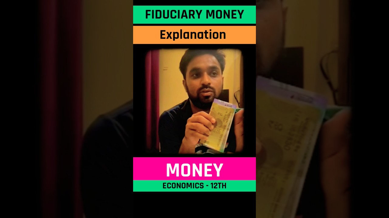Fiduciary Money । Economics । Ashish Commerce Academy । 