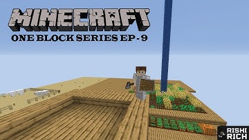 Minecraft: OneBlock Series New Phase Begins | Hindi Gameplay Episode 9 | RishiRich