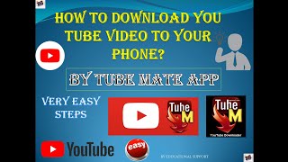 How To Download You Tube video to your Phone by(Tube Mate App).#educationalsupport #techanil#youtube screenshot 5