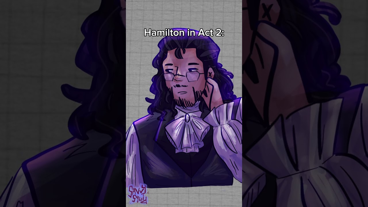 I just wanted to draw more of alexander #hamilton #fanart #animation 
