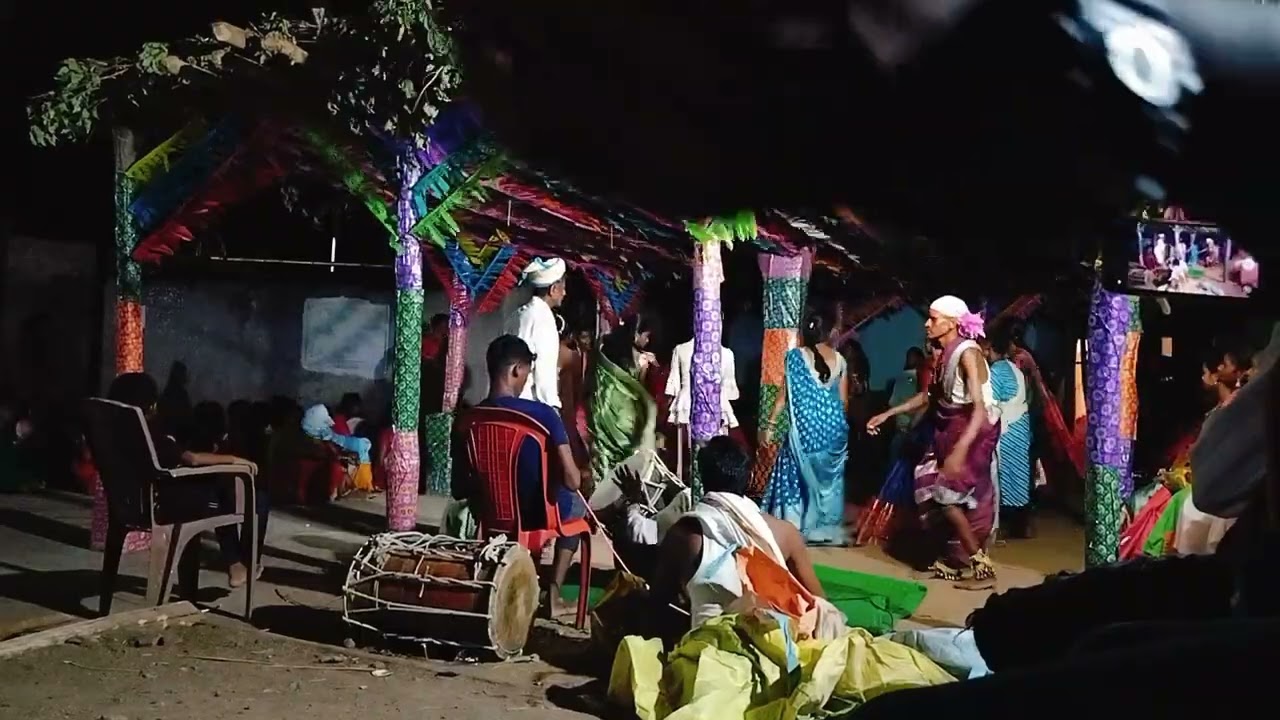 New #gondi kolam Demsha Tekam marriage kolampod #dance #gondipata #gondwana
