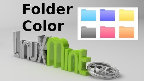 Folder-Color : Change Color of Folder in Linux mint