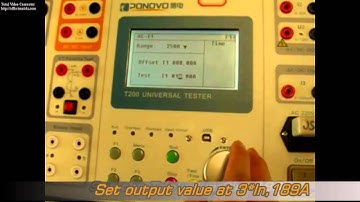 PATEK - Single Phase Relay Tester T200A