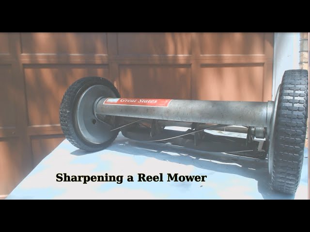 Sharpening a Reel Mower 