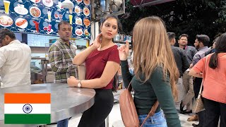 How Indians treat Foreigner in INDIA | Local Indian STREET FOOD spot! screenshot 3