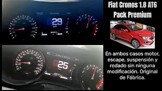 Antes y después... Cronos 1.8 AT6 Cómo anda con el paso del tiempo.