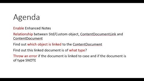 ContentDocument/File/Enhanced Notes Salesforce