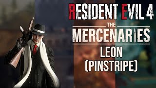 Resident Evil 4 Remake: The Mercenaries | All Stages | Leon (Pinstripe)