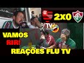 VAMOS RIR! REAÇÕES FLU TV FLAMENGO 2x0 FLUMINENSE - FLA CLASSIFICADO COPA DO BRASIL