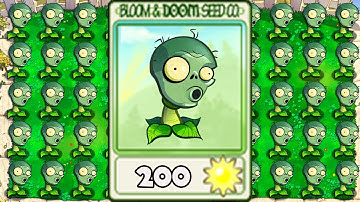 100% REPEATER Plant VS All ZomBotany 2 - Plants vs Zombies Mod ZomPlants vs Zombotany