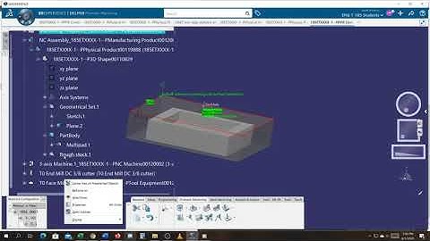 Prismatic Machining Facing cnc programming CATIA 3D Experience