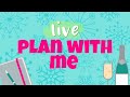 🔴 LIVE PLAN WITH ME | Vlogmas 2019