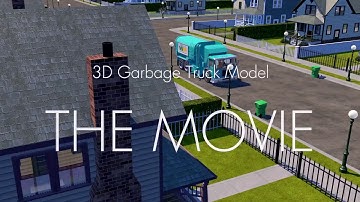 Garbage Truck 3D Model — THE MOVIE