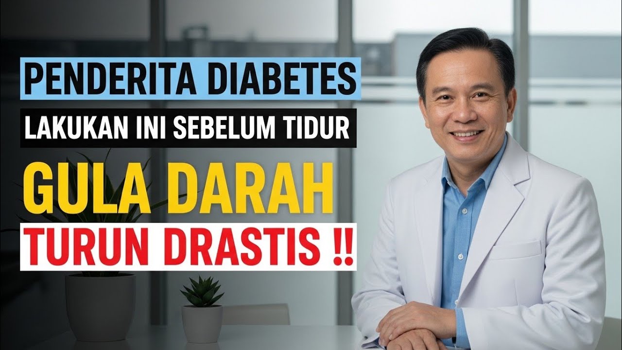 LANSIA PENDERITA DIABETES LAKUKAN INI SEBELUM TIDUR‼️Gula Darah Bisa Kembali Normal Lagi..!! 