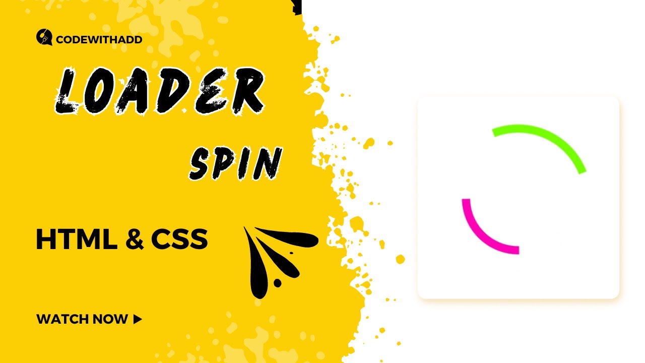 Loading Animation Use Html and Css Only - How make to loading ...