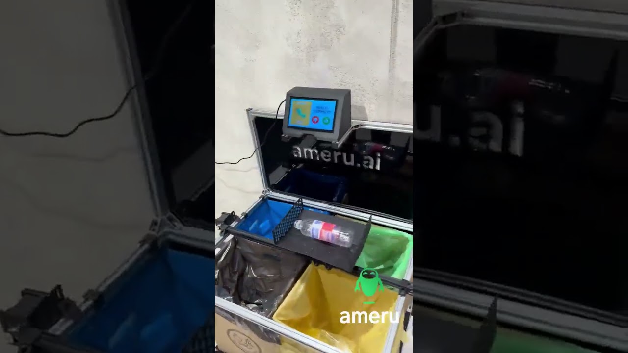 Ameru.ai Smart Bin Usage at WorkBetter