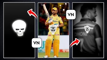 Trending Skull Face Video Editing In Vn App | Skull Emoji Photo Video Editing In Vn App