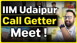 Iim Udaipur Call Getters Meet | How To Crack Interviews | Catking Alumni Meet
