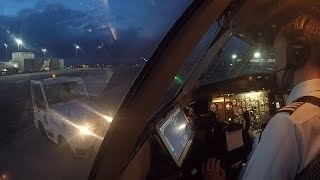 Atr 45 Push And Start With Take Off Glasgow Scotland