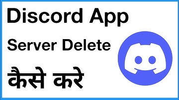 Discord Server Delete Kaise Kare | How To Delete Server In Discord Mobile