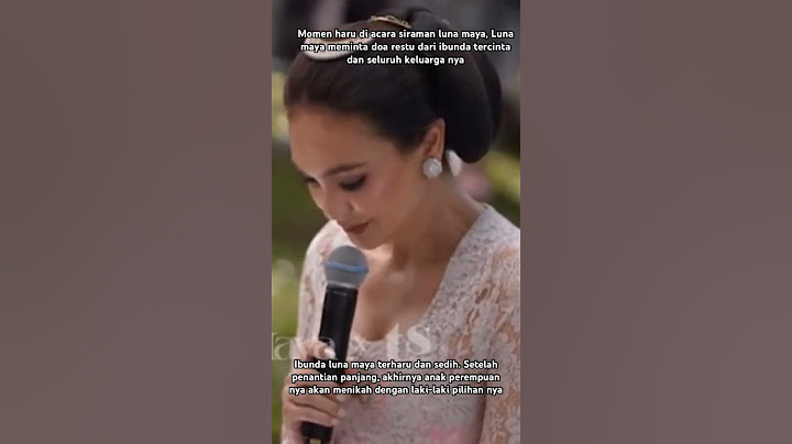 Momen haru di acara siraman Luna Maya #lunamayayaterbaru #maximebouttier