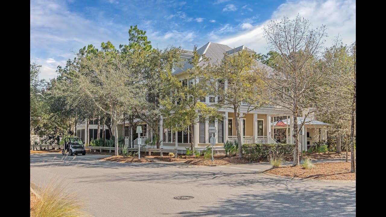 11 Acorn Way Is A Coastal Home For Sale In WaterColor In Santa Rosa Beach, Florida