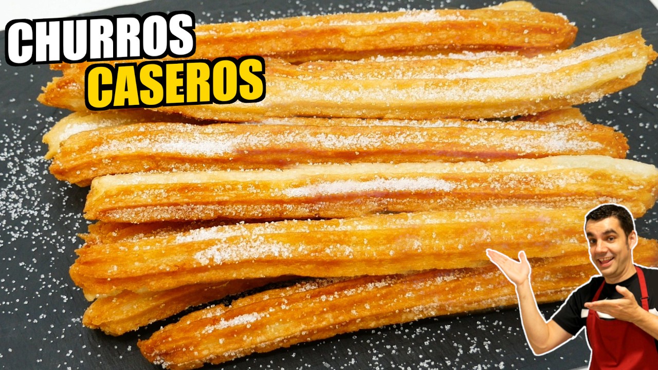 Churros Irresistibles en Minutos: Receta Fácil con Truco Secreto 🌟😋