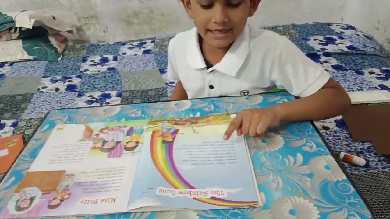 The Rainbow 🌈 song Poem reading by Shivay Singh 
