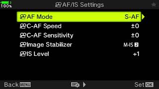 How to use the Olympus Quick Menu