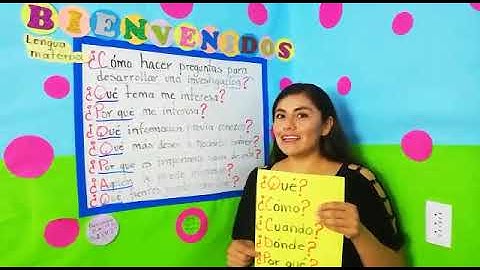 Elabora preguntas para desarrollar una investigación