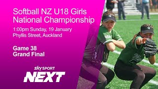 U18 Girls National Championships Gm 38 Grand Final | Softball | Sky Sport Next