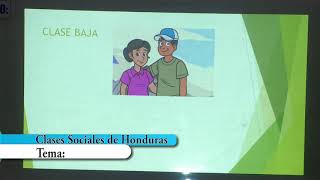 Clases sociales de Honduras – Tercer Grado – Ciencias Sociales