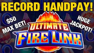 My BIGGEST JACKPOT on Ultimate Fire Link at Cosmo Las Vegas ? 3 $50 MAX BET Features in all ?